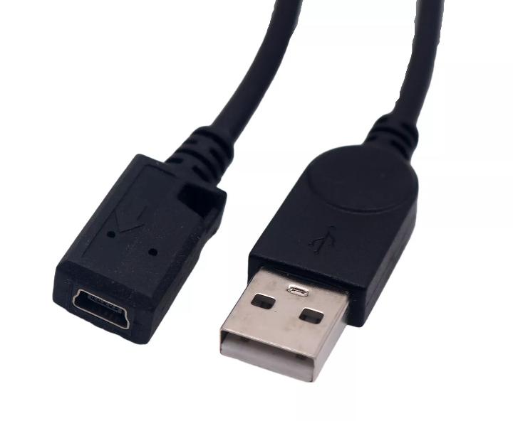 USB 2 0 A Male to Mini USB 5 Pin Female Data Charger Adapter Cable for GPS MP3