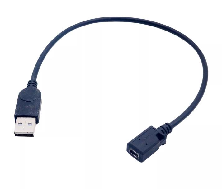 USB 2 0 A Male to Mini USB 5 Pin Female Data Charger Adapter Cable for GPS MP3