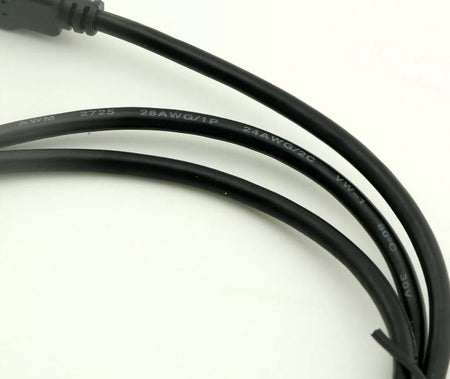 USB 2 0 Male to Dual Female Socket Car Mount Flush Waterproof AUX Audio Cable 2M