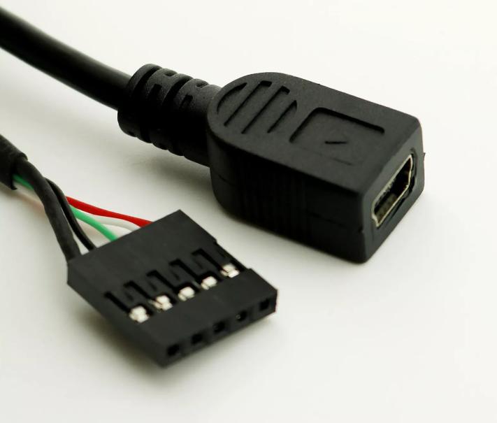 USB 2 0 Mini 5 pin Female to Dupont 5 Pin Female Header Motherboard Cable 1 5ft