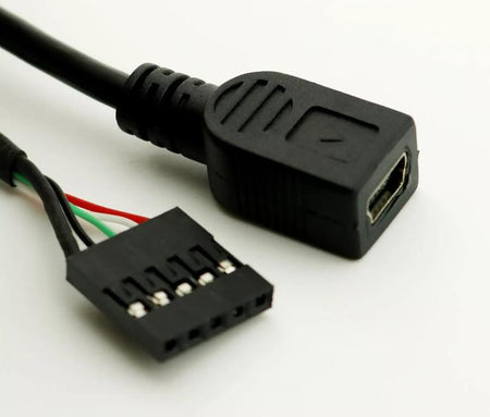 USB 2 0 Mini 5 pin Female to Dupont 5 Pin Female Header Motherboard Cable 1 5ft