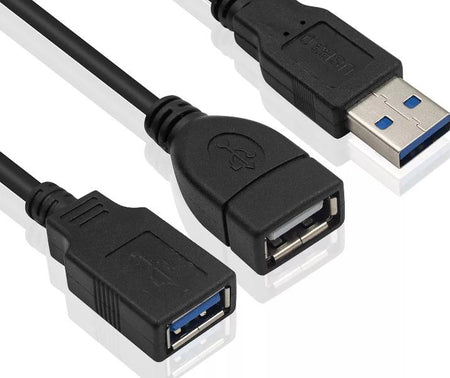 USB 3 0 A Male to 2 0 A 3 0 A Female Splitter Charger Car Led Adapter Hub Cable