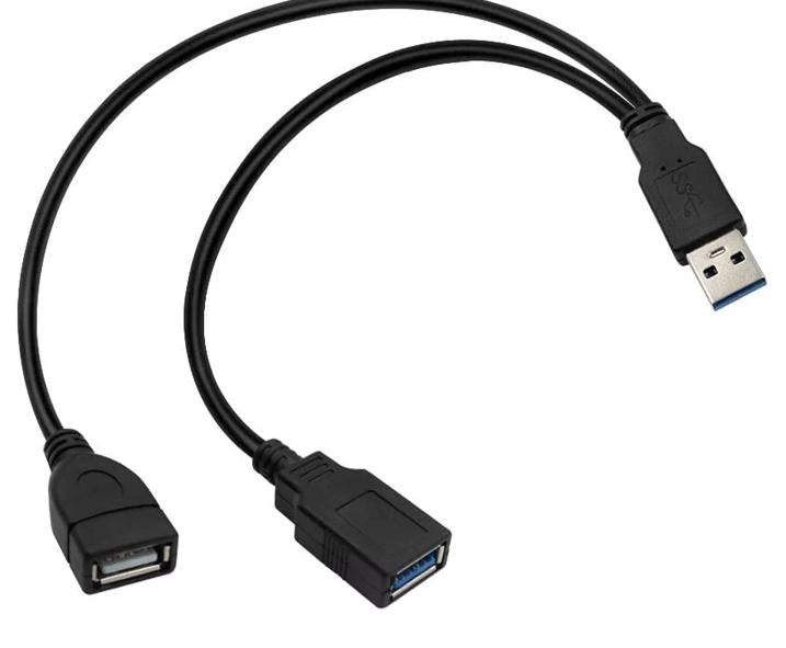 USB 3 0 A Male to 2 0 A 3 0 A Female Splitter Charger Car Led Adapter Hub Cable