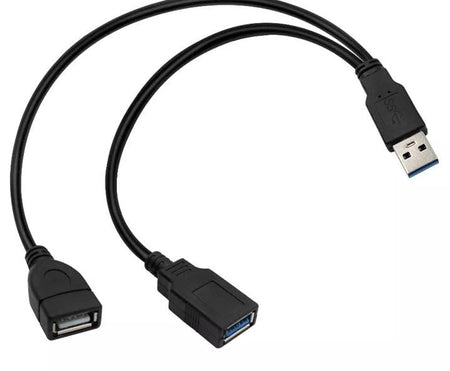 USB 3 0 A Male to 2 0 A 3 0 A Female Splitter Charger Car Led Adapter Hub Cable