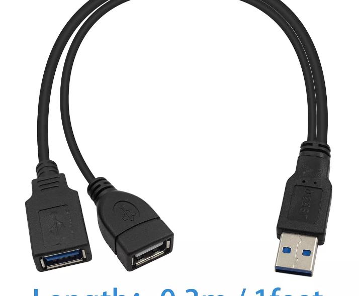 USB 3 0 A Male to 2 0 A 3 0 A Female Splitter Charger Car Led Adapter Hub Cable