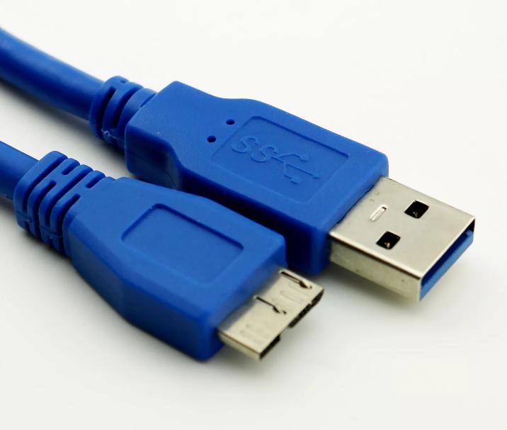 USB 3 0 A Male to Micro USB B Male Data Sync Transfer Charger Cable HDD Disk 3FT