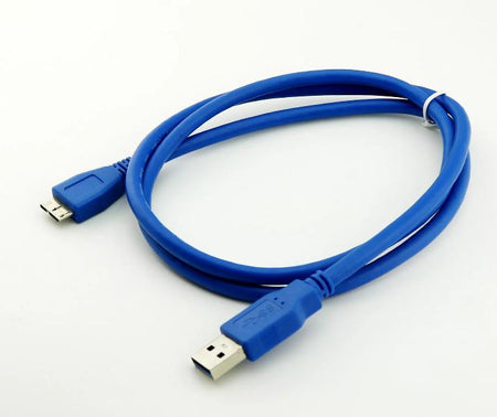 USB 3 0 A Male to Micro USB B Male Data Sync Transfer Charger Cable HDD Disk 3FT
