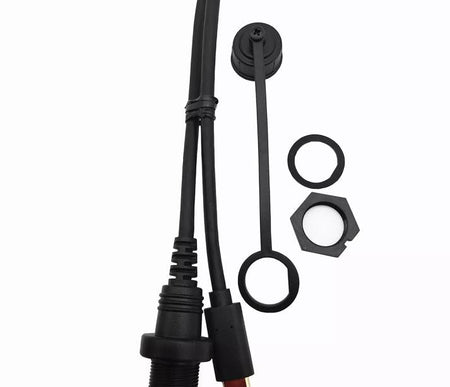 USB 3 1 C Motorcycle Flush Panel Mount Waterproof Male to Female Extension Cable