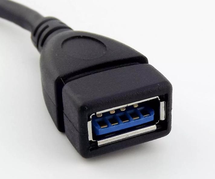 USB 3 1 Type C Male 90 Degree Right Angled to USB 3 0 A Female OTG Adapter Cable