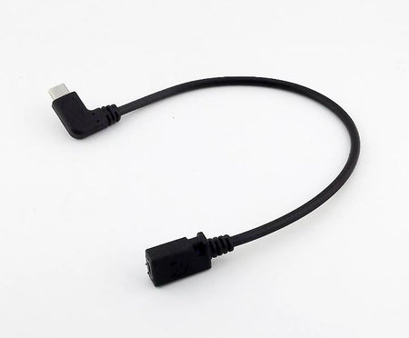 USB 3 1 Type C Male Right Angle to Mini USB Female Jack Charge Data Sync Cable