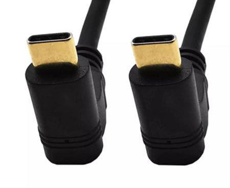 USB 3 1 Type C Male to C Male UP Down Angle Charger Data Adapter Connector Cable