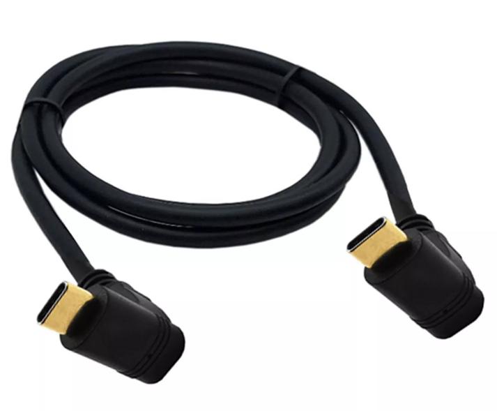 USB 3 1 Type C Male to C Male UP Down Angle Charger Data Adapter Connector Cable