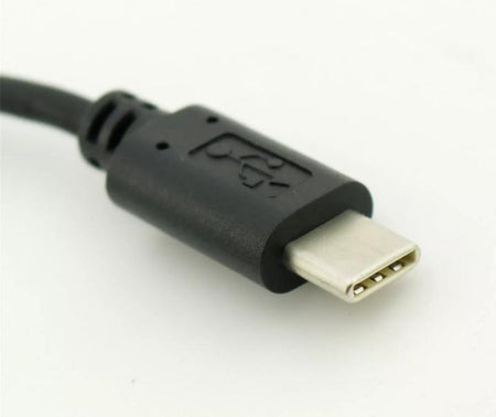 USB 3 1 Type C Male to USB 2 0 B Type Female Data Cable With Screw Panel Mount