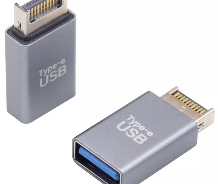 USB 3.1 Type E Male to USB 3.0 Female Front Panel Header Data Converte ...