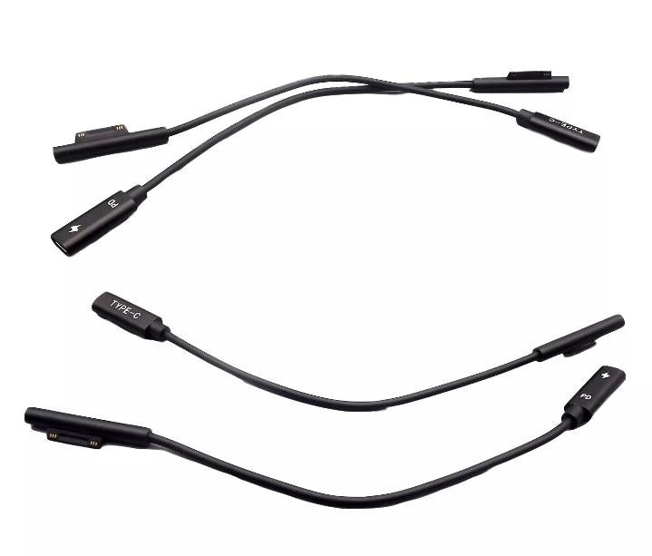 USB C PD Charging Connector Power Adapter Cable for Microsoft Surface Pro 3 4 5