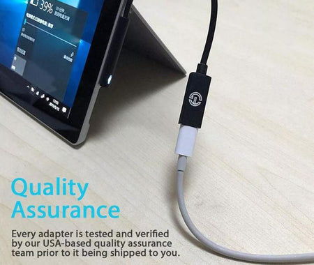 USB C PD Charging Connector Power Adapter Cable for Microsoft Surface Pro 3 4 5