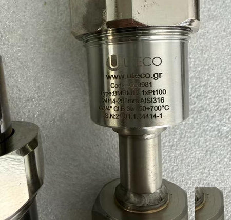 UTECO BMRM15 1xPt100 AISI316 G3 4 100mm 200mm 50-700℃