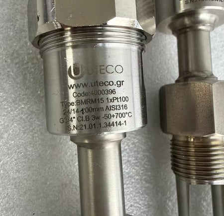 UTECO BMRM15 1xPt100 AISI316 G3 4 100mm 200mm 50-700℃