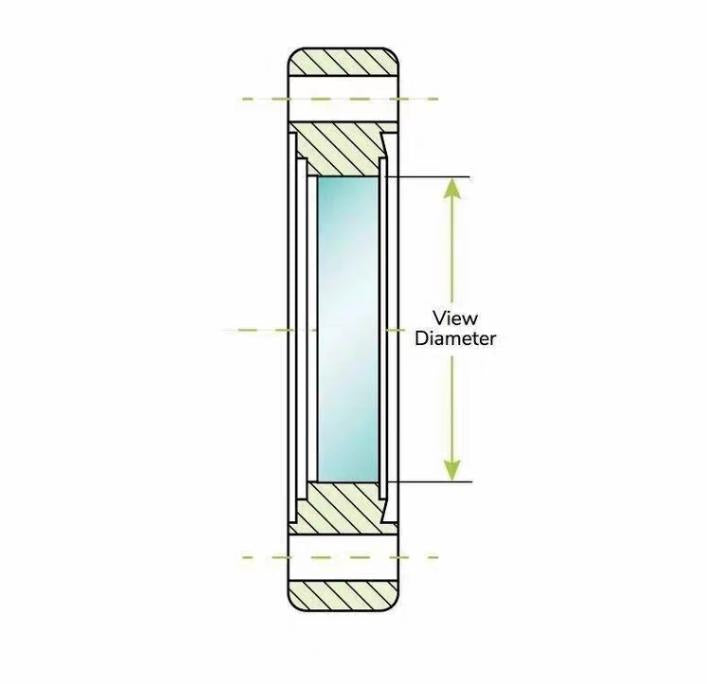 VACOM VPCF40B-L UHV borosilicate viewport standard 303142Lesker VPZL-275 VIEWPORT ZERO-LENGTH 2-3 4 UHV 6