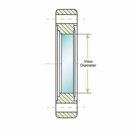 VACOM VPCF40B-L UHV borosilicate viewport standard 303142Lesker VPZL-275 VIEWPORT ZERO-LENGTH 2-3 4 UHV 6