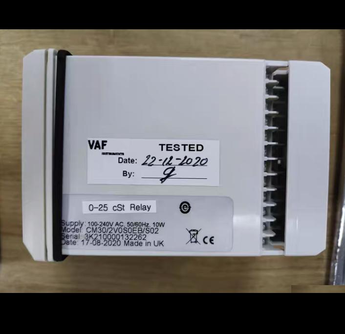 VAF INSTRUMENTS CM30 2V0S0EB S02 0-25cSt 100-240V AC