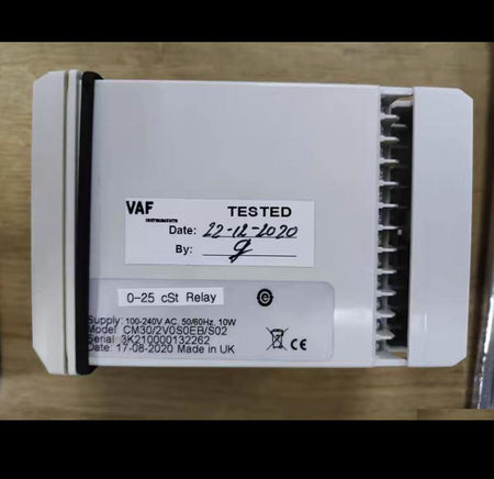 VAF INSTRUMENTS CM30 2V0S0EB S02 0-25cSt 100-240V AC
