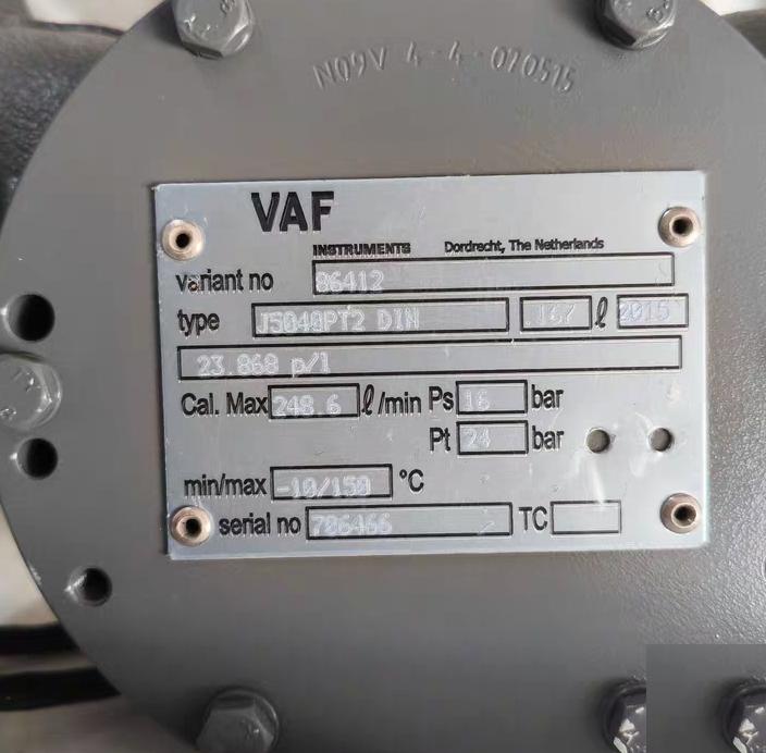 VAF J5040PT2 DIN 248 6 l min 16bar -10 150℃