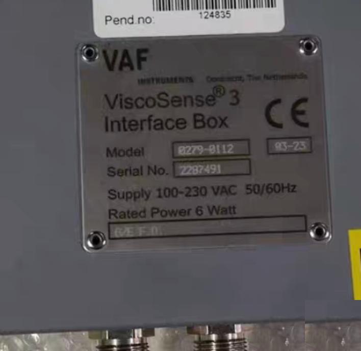 VAF ViscoSense3 0279-0112 CE 100-230VAC 50 60Hz 6W 2287491