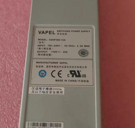 VAPEL       CEHP300-12A     100-240V    12V     25A