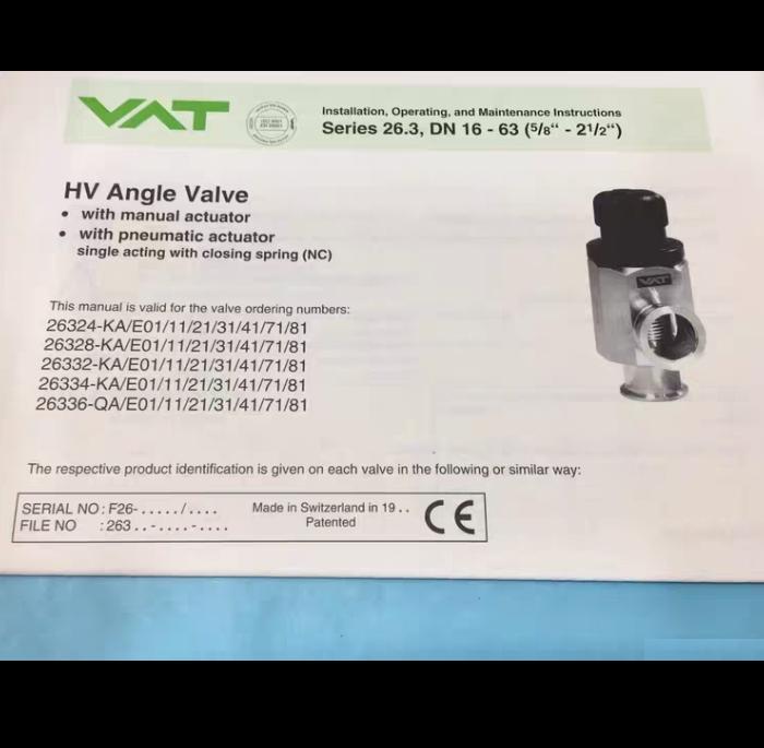 VAT 26328-KE01 KF25 VAT 26332-KE01 KF40 2VAT 26334-KE01 KF50 10