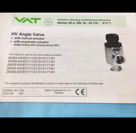 VAT 26328-KE01 KF25 VAT 26332-KE01 KF40 2VAT 26334-KE01 KF50 10