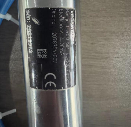 VEGA VEGAWELL 52 2078706 007 0 2 5 bar 0 250kPa abs 4 20mA 6 IP68 Duplex AL203 FKM PUR -20 C 80 C