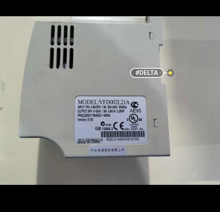 VFD002L21A0 2KW 230V RS-485 1
