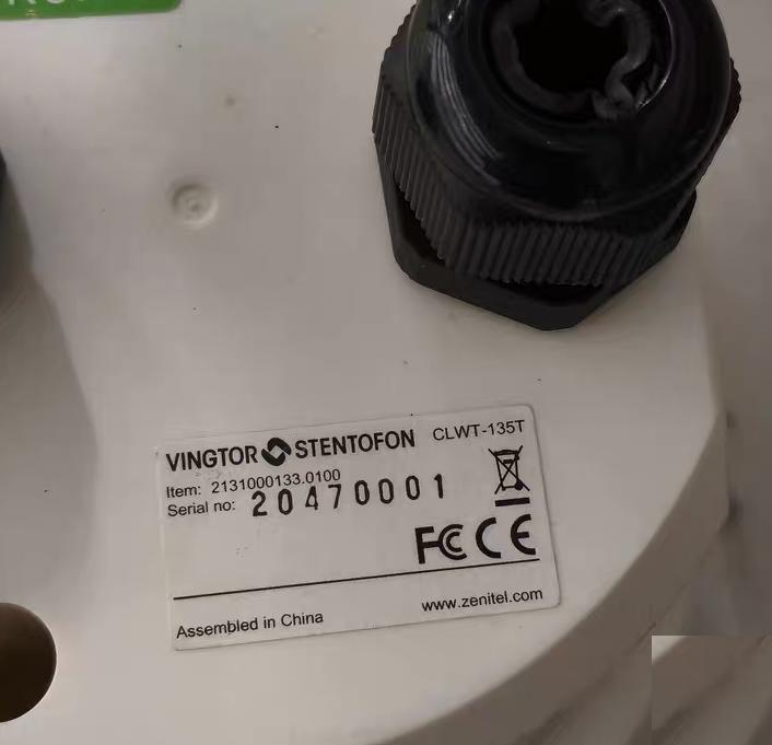 VINGTOR STENTOFON CLWT-135T 2131000133 0100