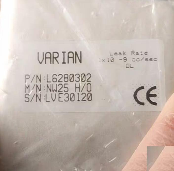 Varian L6280-302 NW25 Right Angle Bellows H O Aluminum Block ValveE32000045IIS 3 KF16 KF40