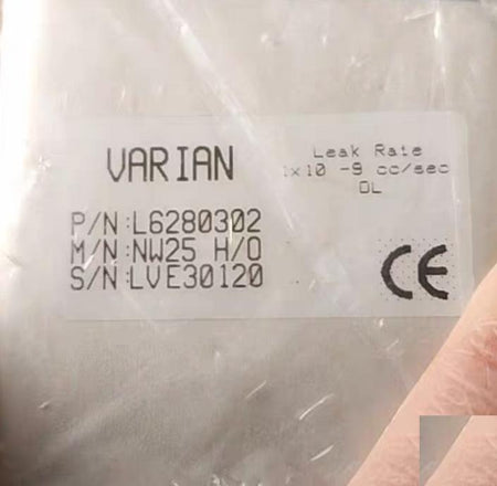 Varian L6280-302 NW25 Right Angle Bellows H O Aluminum Block ValveE32000045IIS 3 KF16 KF40