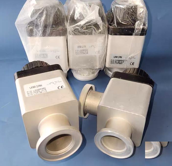 Varian L6280-302 NW25 Right Angle Bellows H O Aluminum Block ValveE32000045IIS 3 KF16 KF40