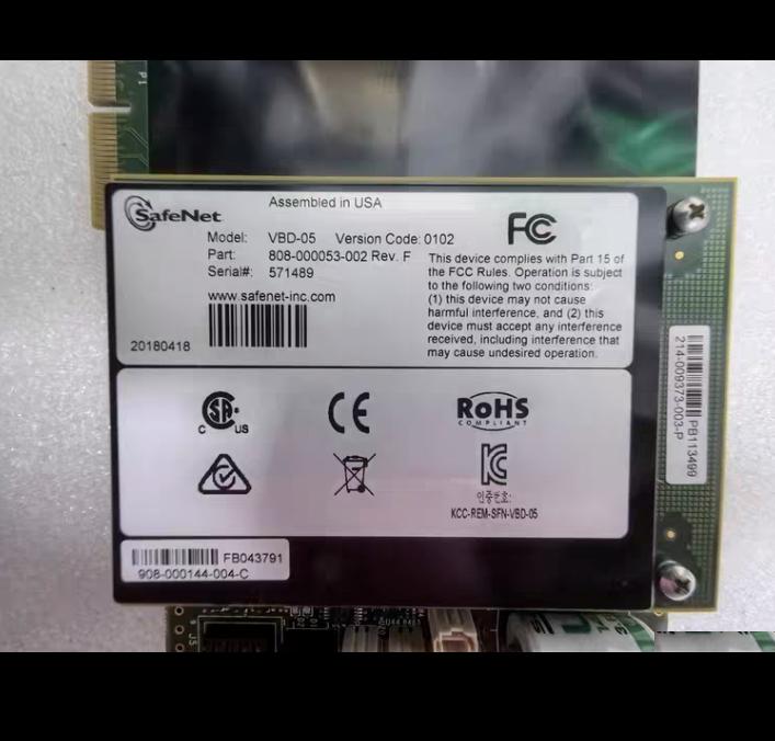 Version Code 0102 808-000053-002 Rev F