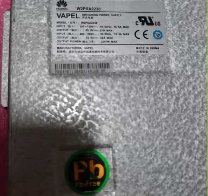 W2PSA2230       2200W       S7700 S9700      100-240V   53 5V