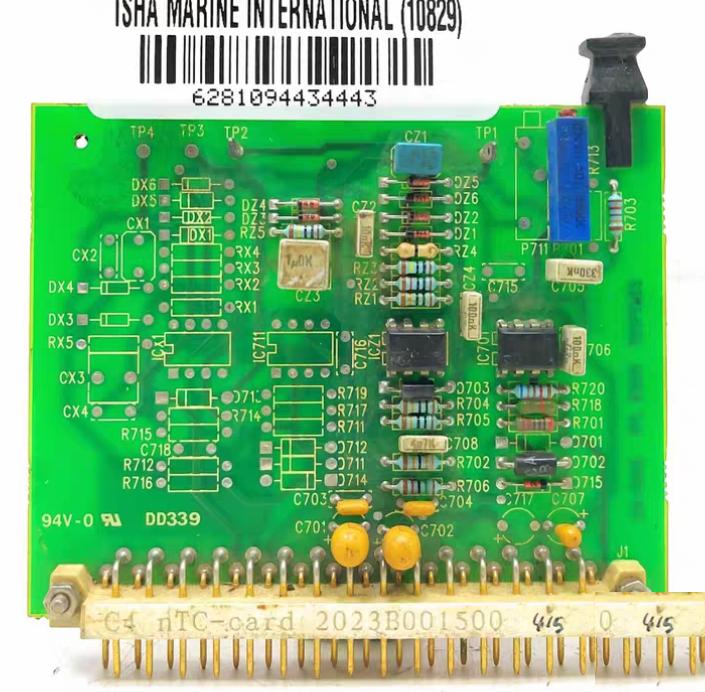WARTSILA C4 NTC-Card 2023B001500 PCB Card