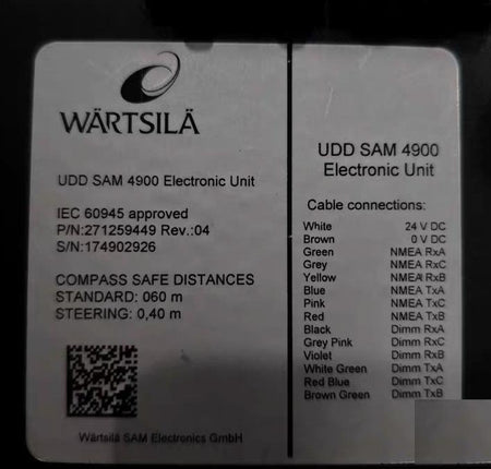 WARTSILA SAM 4900 UDD SAM 4900 NMEA 24V