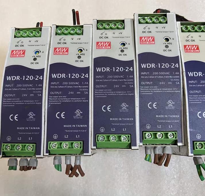 WDR-120-24 5A                                 200V-500VAC  24VDC    120w   5A                                                 21