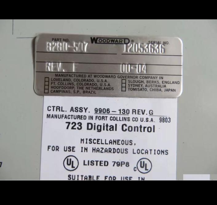 WOODWARD 8280-507 F 723