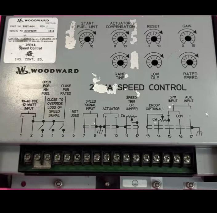 WOODWARD 9907-014 2301A REV J