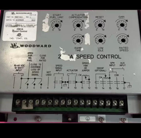 WOODWARD 9907-014 2301A REV J