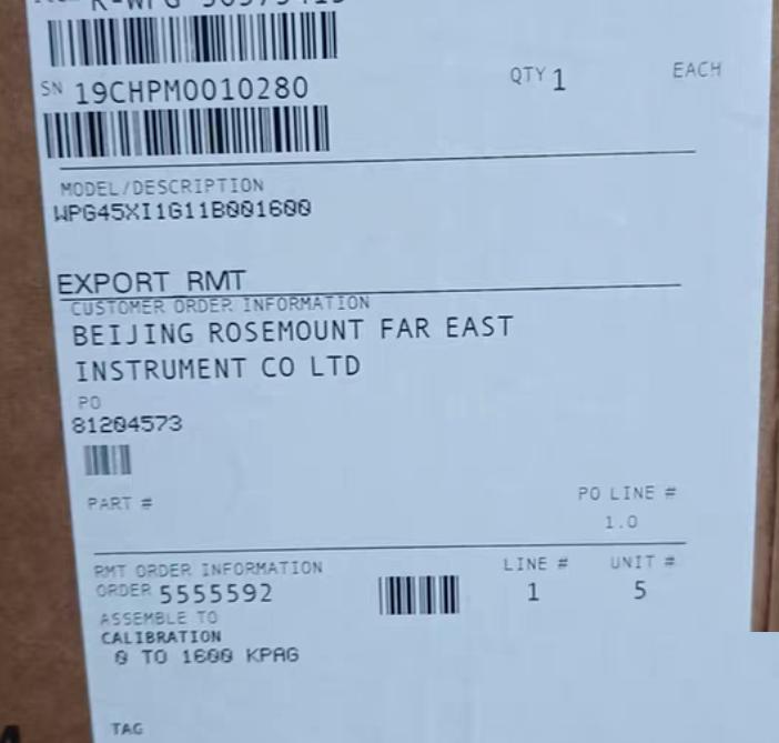 WPG45XI1G11B001600 0-1600 KPa 12000 N70