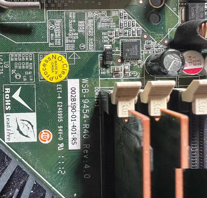 WSB-9454-R12-R10 -R40 CPU WSB-9454-R11 CPU WSB-9454-R10 100 WSB-9454-R40 WSB-9454-R12 WSB-9454DVI-R10 REV 1 0