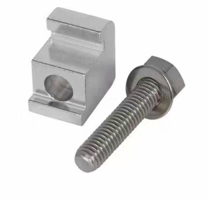 WTMDB417 16 Single Claw Flange Clamp ISO-MF Sizes NW63 to NW100 M8 Thread It is important that the clamps or bolts not be over tightened or warping of the flanges could result The torque rating for clamps and bolts is 7 to 10 pounds per foot