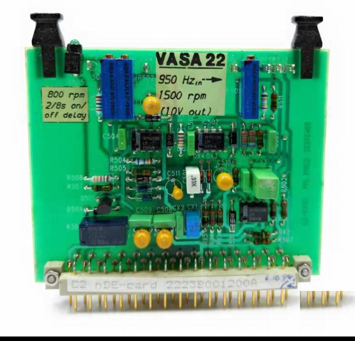 Wartsila Diesel Speed Measuring System Circuit Board C2-Card PPL 81802 PCB Card