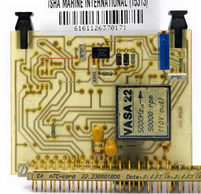 Wartsila Ntc Card C4 3V72H126 REV 1 Despemes